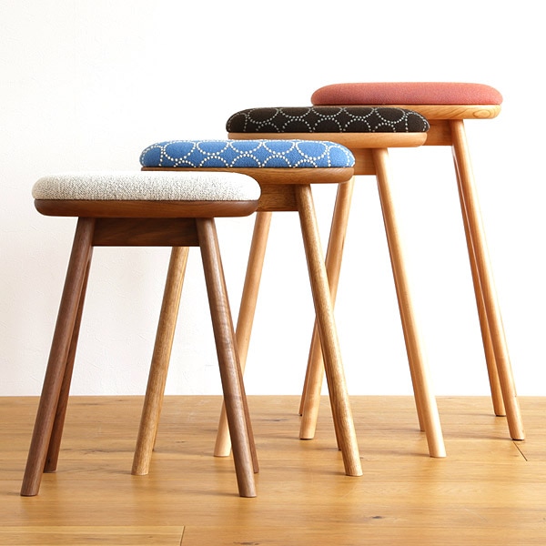 ノーマ ハイスツール 木製 北欧 軽量 高さ68cm 63cm 58cm 53cm 48cm