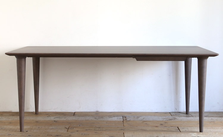 日進木工 ダイニングテーブル レッドオーク無垢材 幅160 180 210cm 高