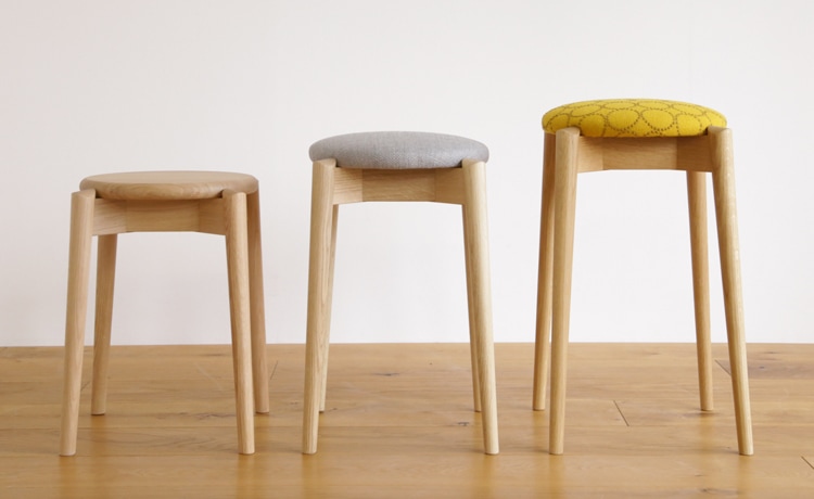トイスツール 板座 高さ43.5/48.5/53.5cm おしゃれ 木製 ナチュラル