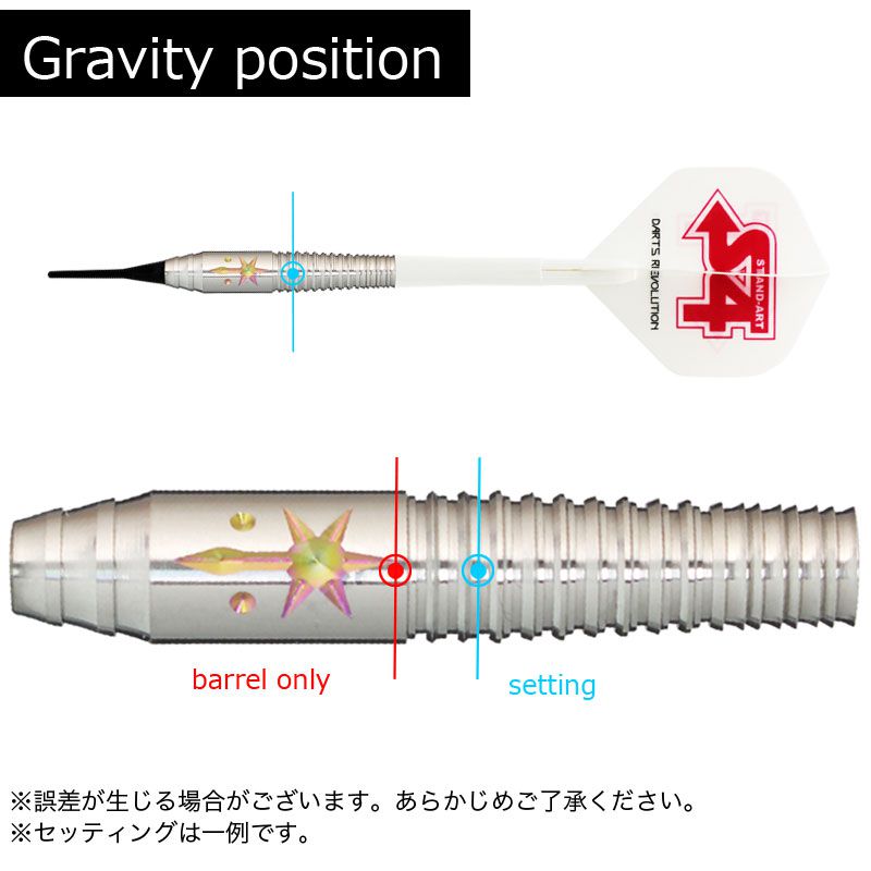 S4】 Zeus4 ゼウス4 No.5 エスフォー ソフトダーツ タングステンバレル