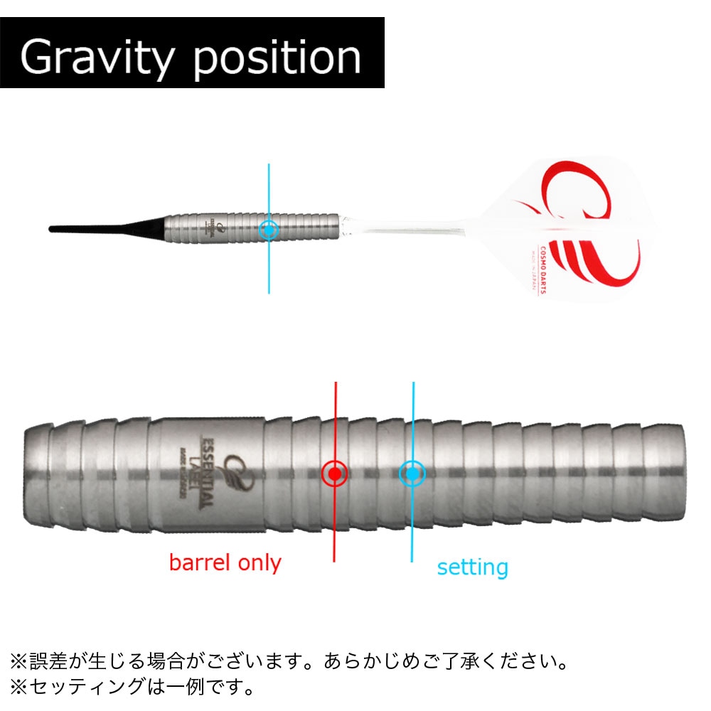 Cosmodarts】ESSENTIAL LABEL R コスモダーツ エッセンシャルラベル