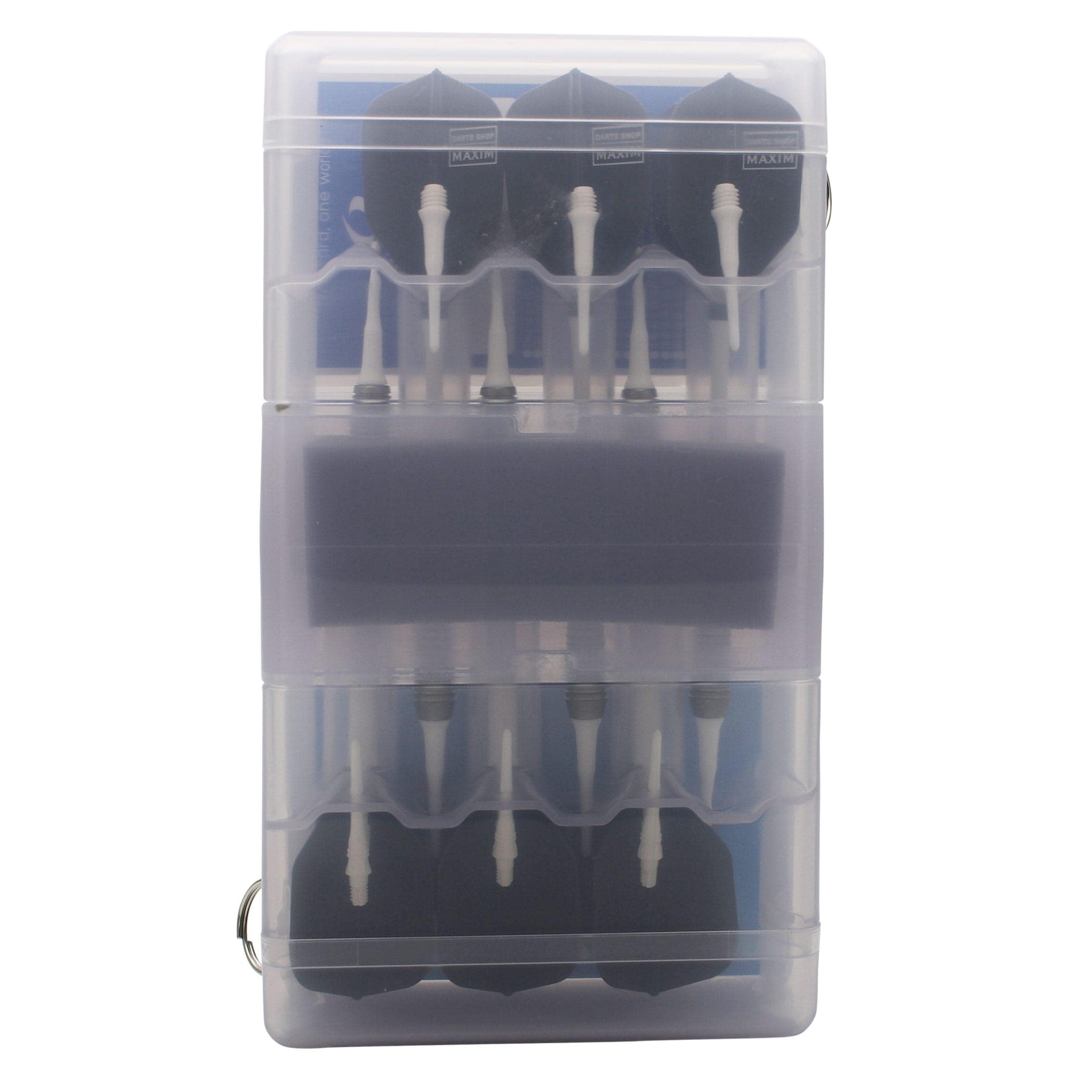 ダーツケース 全知全能 セッティングダーツ2セット収納プラスチック