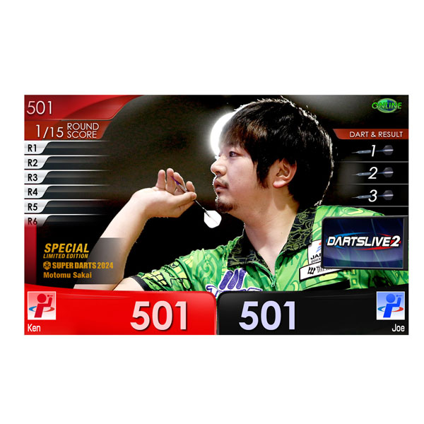 ダーツライブ スーパーダーツ2024 酒井素 DARTSLIVE SUPER DARTS2024