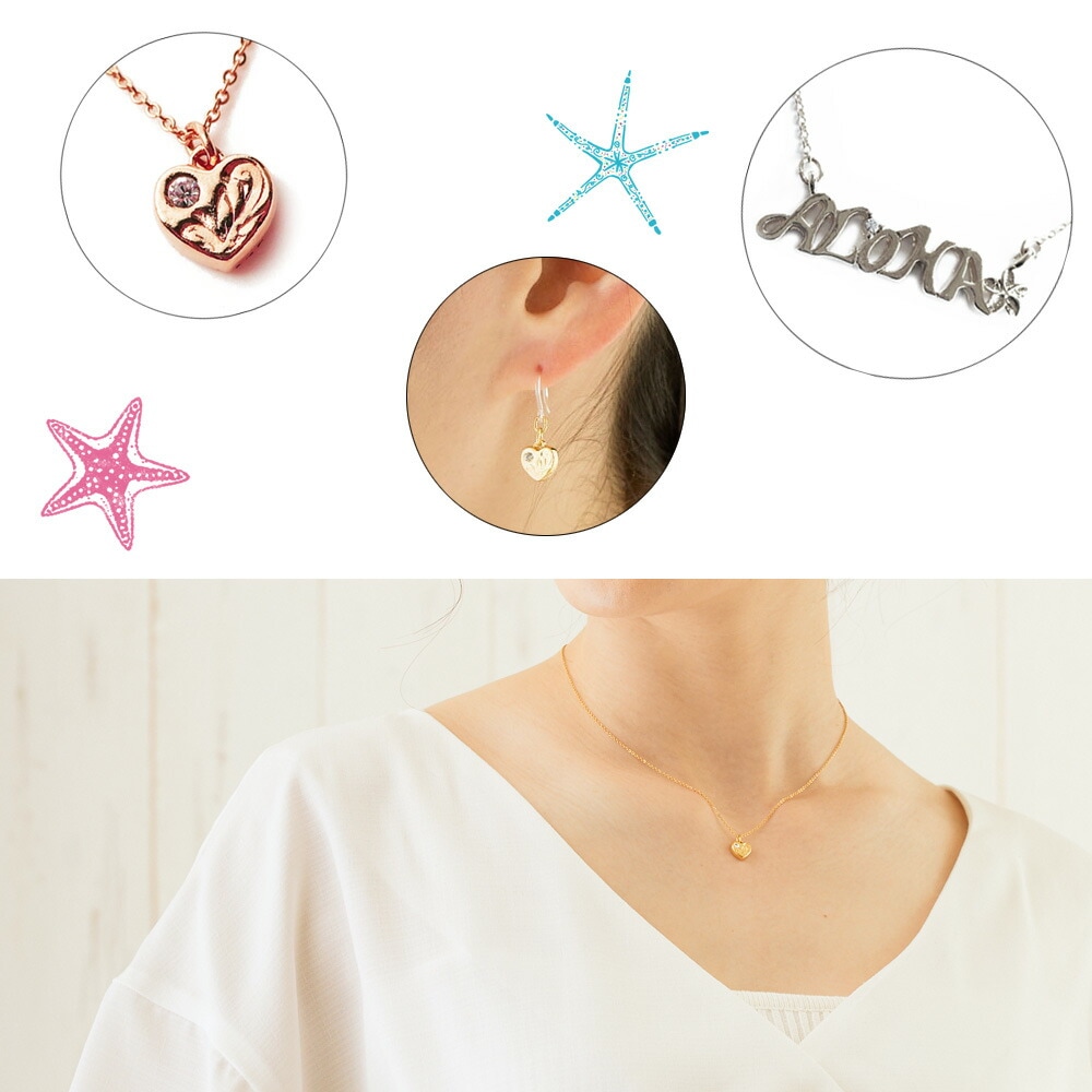 福袋 2026 ハワイアンジュエリー 日本製 K18 イヤリング ピアス