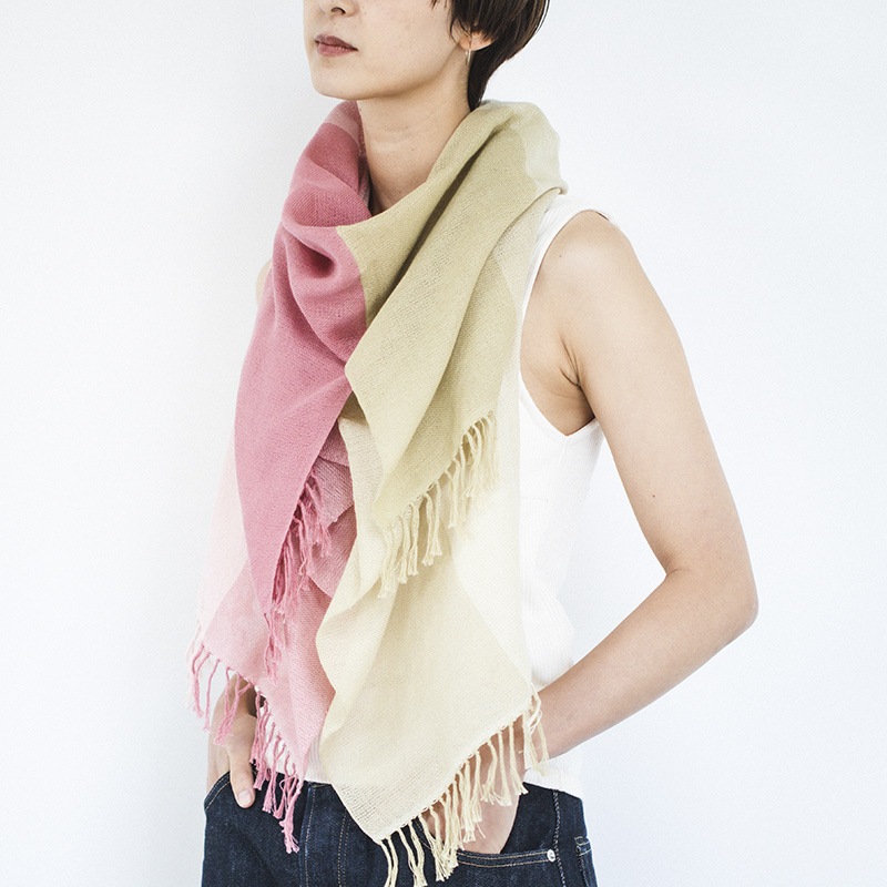 工房織座 [WAKKA RING STOLE ワッカリングストール] 全3色 綿100%