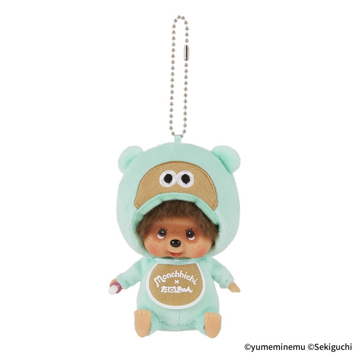 たぬきゅん×モンチッチ 顔でかSSキーチェーン たぬきゅん|【ぬいぐるみ