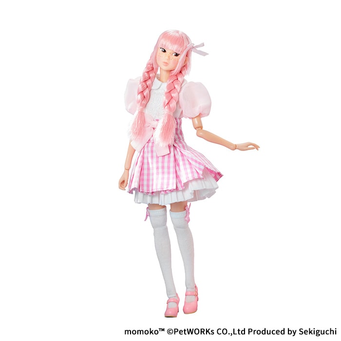 ≪モモコドール≫ momoko DOLL ベビチッチアイドル Pink|【ぬいぐるみ