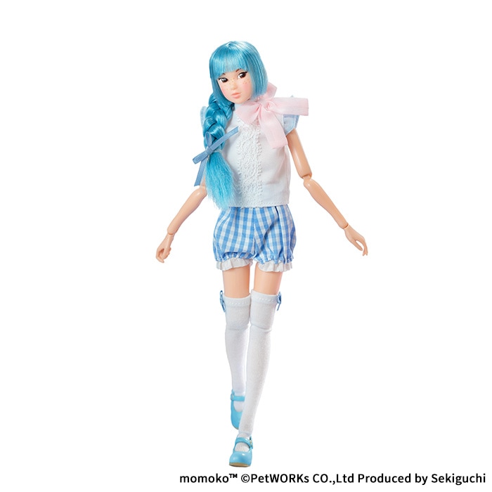 ≪モモコドール≫ momoko DOLL ベビチッチアイドル Blue|【ぬいぐるみ