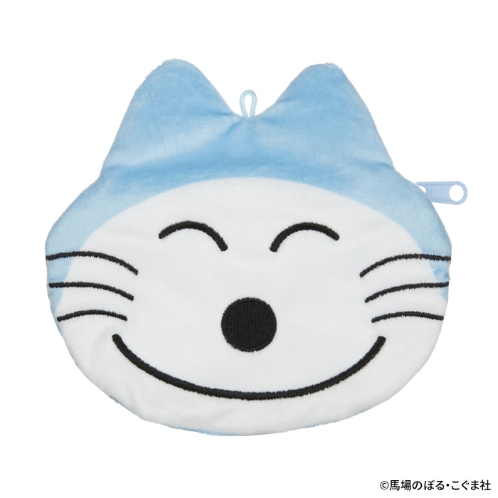 ネコポス可】 ポーチーズ 11ぴきのねこ ブルー|【ぬいぐるみのセキグチ