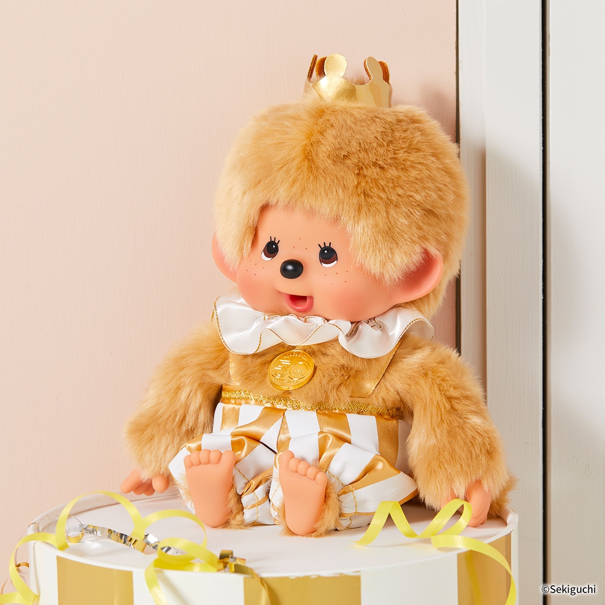 レッツ！パーティ モンチッチ Sサイズ 女の子|【ぬいぐるみのセキグチ