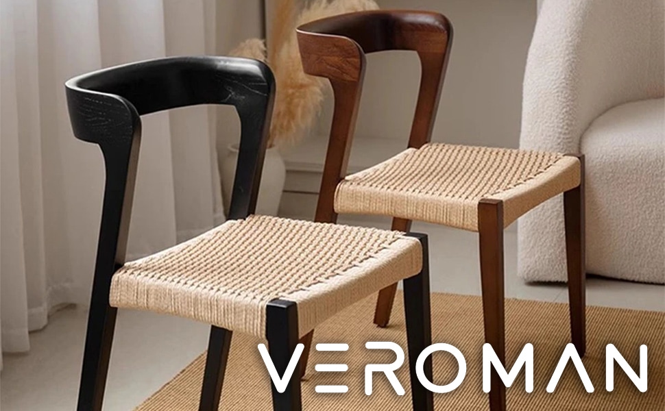 VeroMan チェア ダイニングチェア ダイニング 木製 木 ラタン編み
