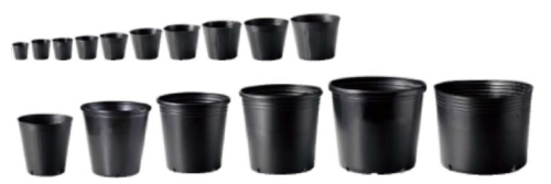 丸型ポリポット15.0cm黒丸 (1000個入り) ブルーベリー資材の通販