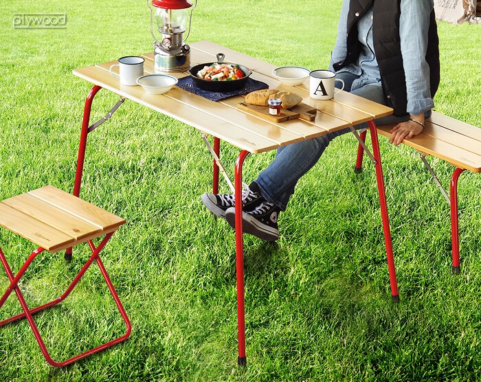 castelmerlino カステルメルリーノ ハイ＆ローキャンパーテーブル 100