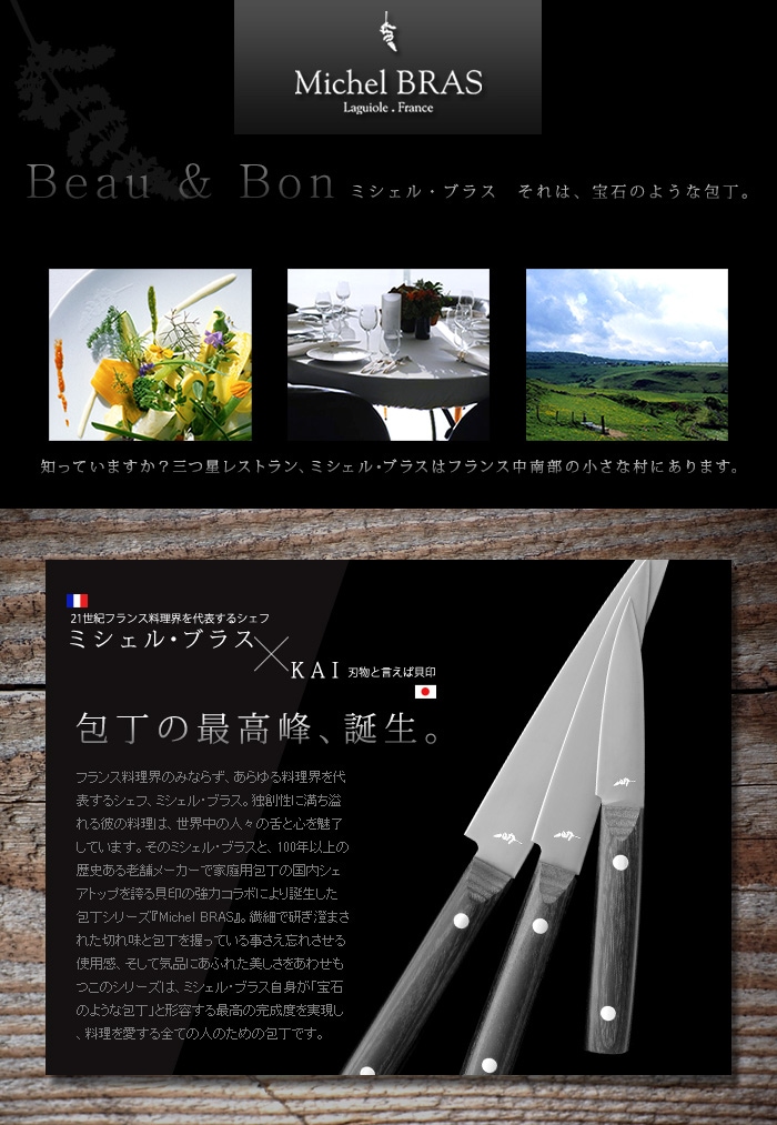 ミシェルブラス コティディアン 1 (S) 果物ナイフ Michel BRAS