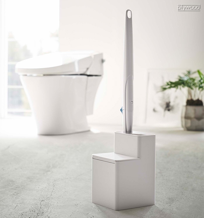tower 替えブラシ収納付き流せるトイレブラシスタンド 5722 5723