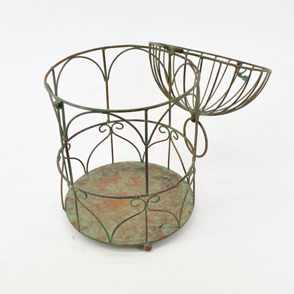 ウィンテーシ磁器鳥花アイアンストーン フラワーバードゲージ アイアン