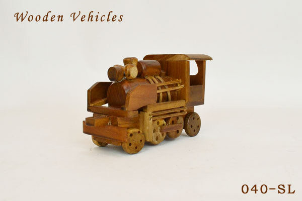 ウッドビークル 蒸気機関車 木製 乗り物 SL