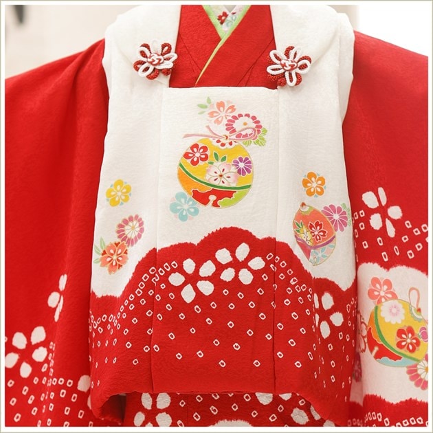 3歳女の子七五三正絹着物レンタル｜京友禅の高級プレミアム被布フル