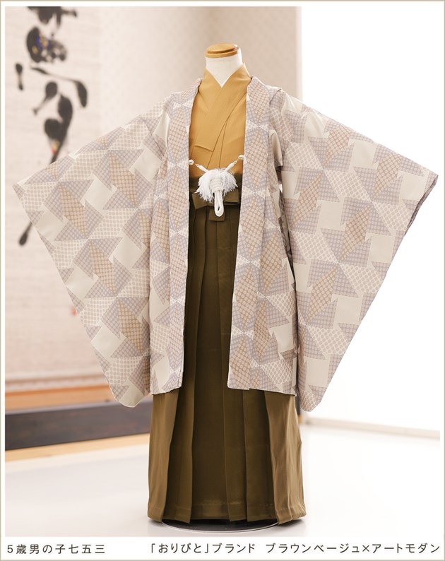 5歳男の子七五三着物レンタル｜753袴おしゃれなフルセットで卒園式や