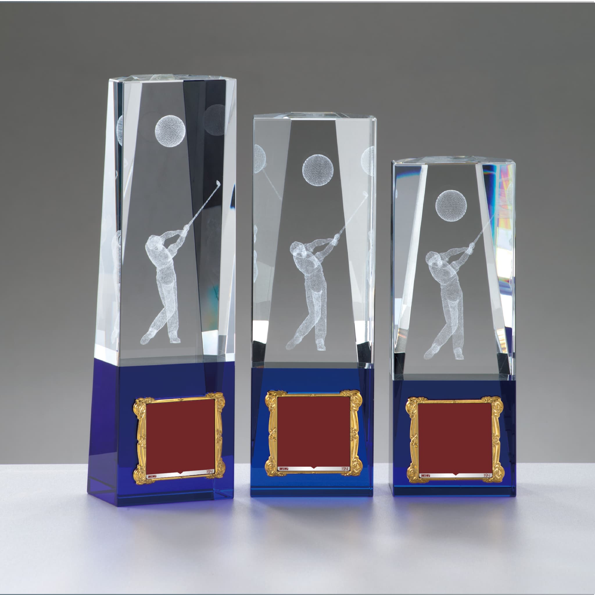 光学ガラスクリスタルトロフィー ゴルフ記念品 VC-3564 | スポーツで