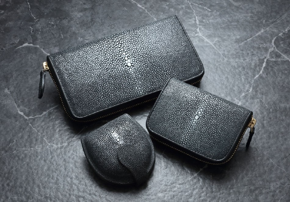 STINGRAY & SHARK LEATHER COLLECTION「水」にも強いレザー