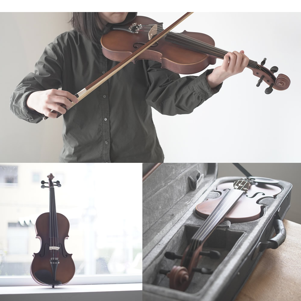 バイオリン Hallstatt V-12 初心者入門セット 10点 【ハルシュタット
