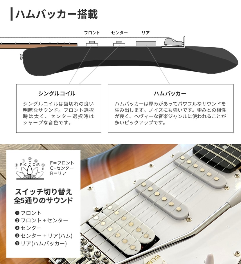 エレキギター SELDER STH-20 (ソフトケース付属)【セルダー STH20