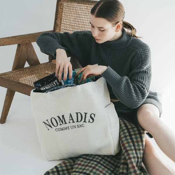 23FW】NOMADIS ノマディス SAC BOA サック ボア×ナイロン トートバッグ