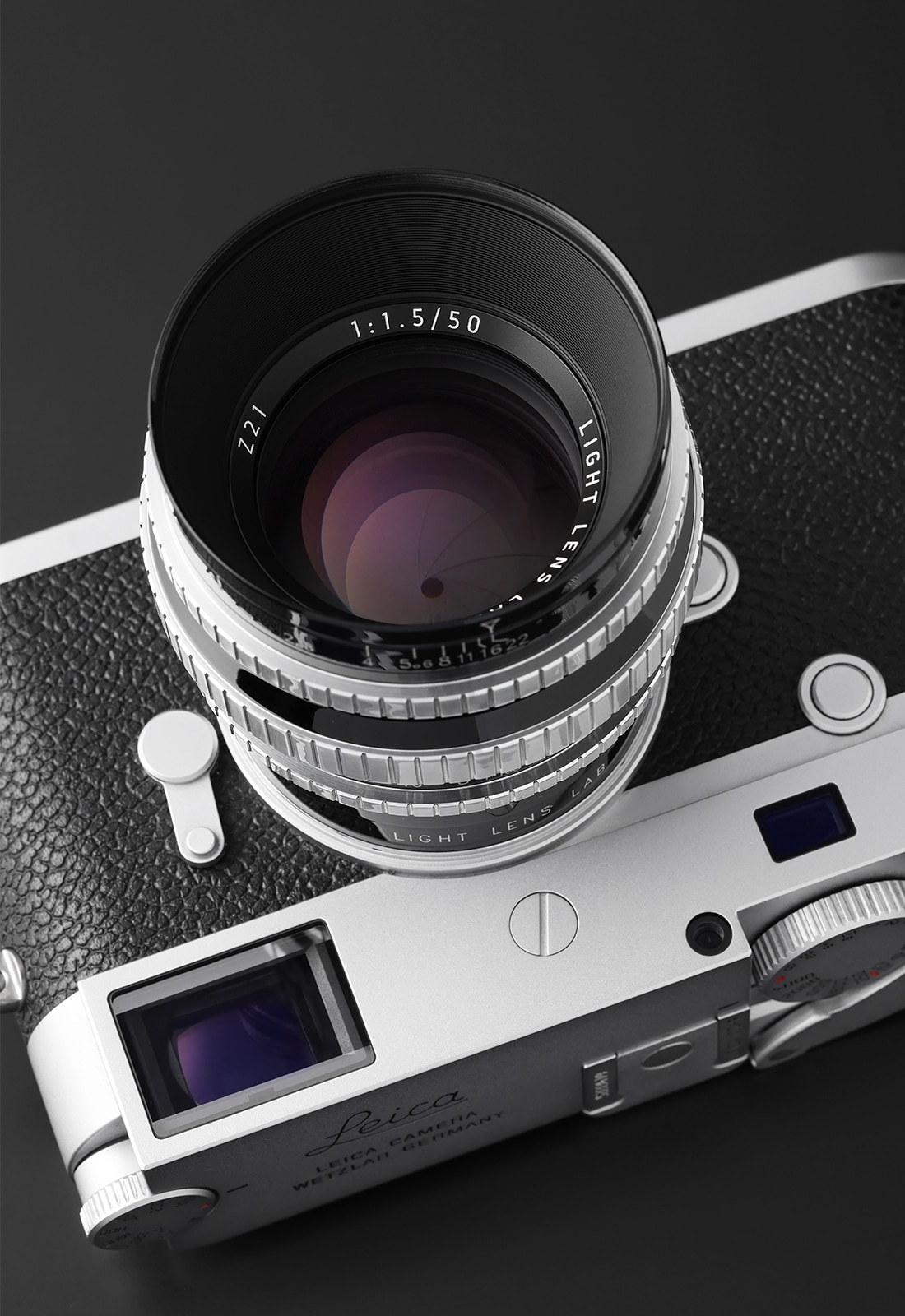 世界限定600本】LIGHT LENS LAB M 50mm f/1.5 Z21 ピアノブラック