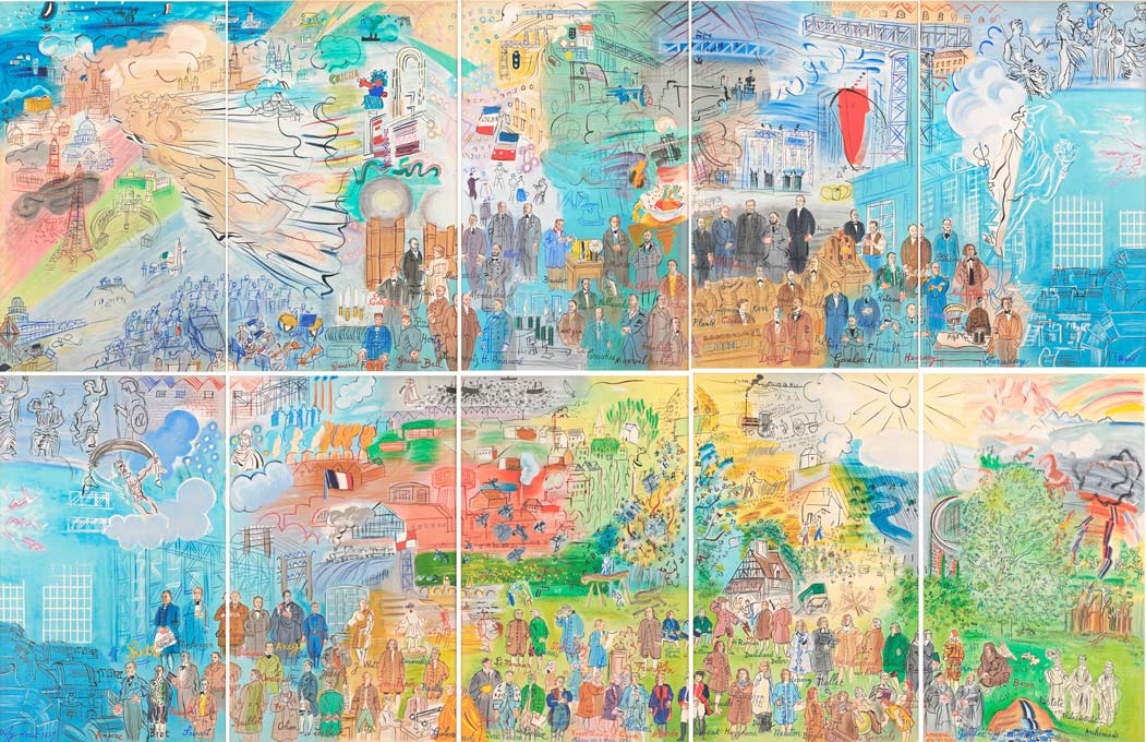 ラウル・デュフィ 「電気の精のための下絵」 | | アトリエ・ブランカ