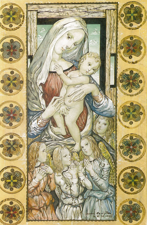 藤田嗣治 「天使と母子像」 | | アトリエ・ブランカ