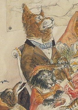 藤田嗣治 「犬『動物宴』より」 | | アトリエ・ブランカ