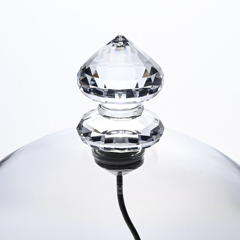 スワロフスキー SWAROVSKI クリスタル ガラス鐘 ディスプレイ L