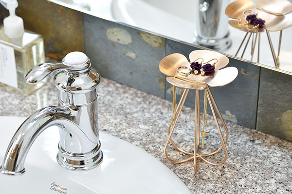 受注生産品》hanauta アクセサリースタンド ローズゴールド- be worth