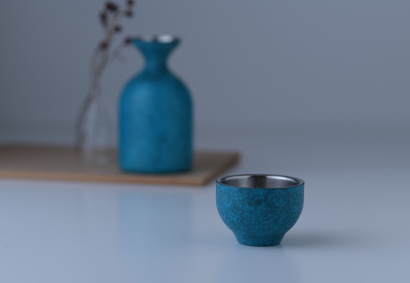 ぐい呑み おしゃれ 日本製 高級 折燕 ORI-EN ステンレス製 真空二重