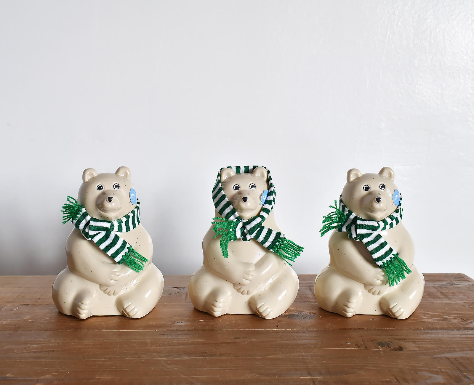 白くま貯金箱 マフラー付き2023 ｜CATAWARA（カタワラ）