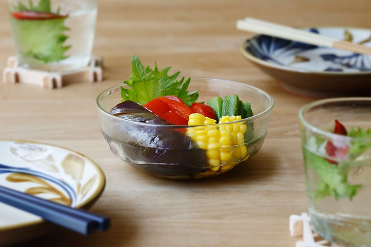 くるみガラス モール小鉢 （ガラス工房 橙） | 深皿・ボウル | cotogoto