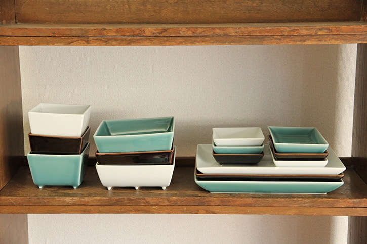 SHIHOU 四方 正角チョク・長角チョク・盛付皿 （白山陶器） | 平皿