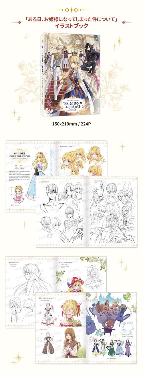 韓国書籍 「ある日、お姫様になってしまった件について」 タロット