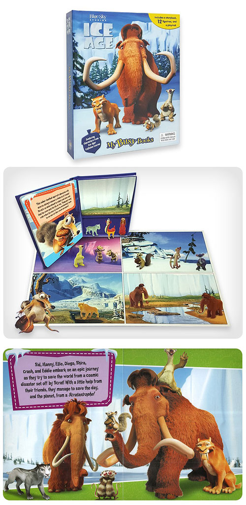 英語版）海外書籍 「Ice Age : My Busy Book（アイス・エイジ マイ