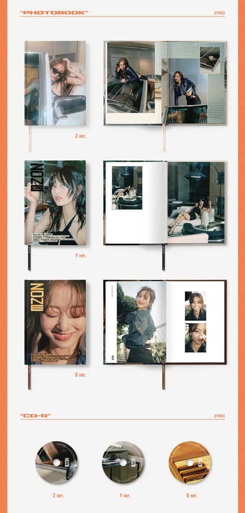 韓国音楽 TWICEのジヒョ - ZONE (バージョン選択/CD+フォトブック+