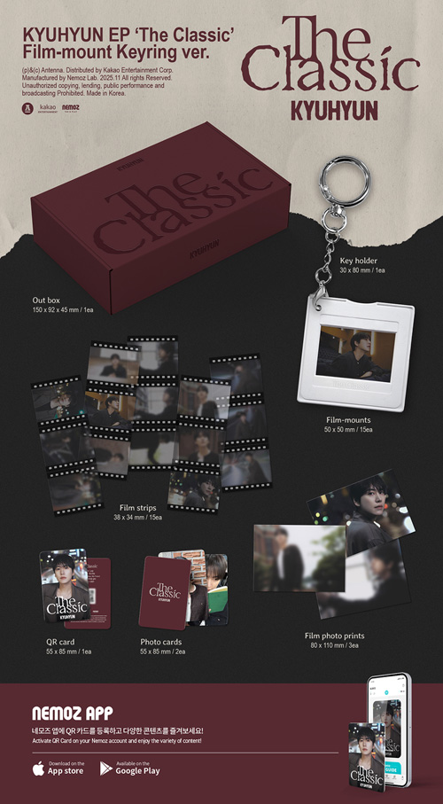 韓国音楽 SUPER JUNIORのキュヒョン - EP 「The Classic」 Film-mount