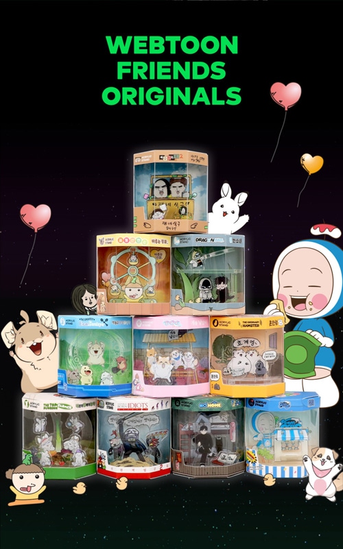 先払いのみ）韓国キャラクターグッズ [WEBTOON FRIENDS ORIGINALS] SD
