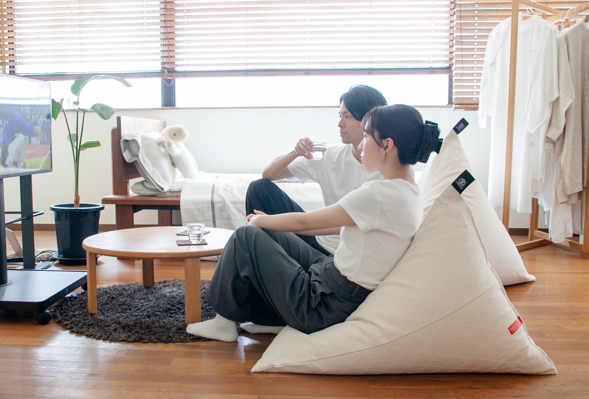 カテゴリで探す,ビーズクッション,tetra,九櫻刺子 × tetra | 大東寝具