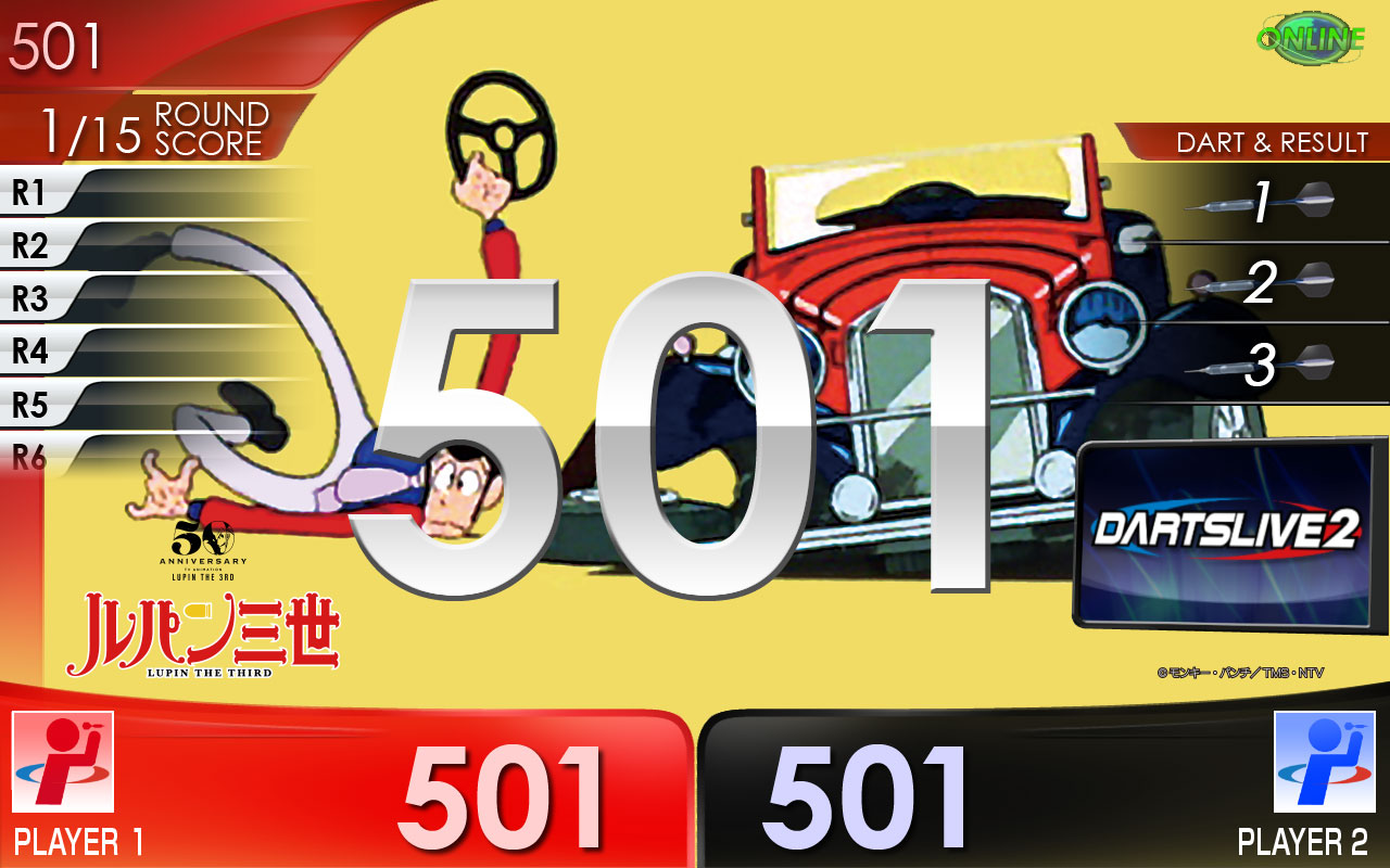 ルパン三世50周年記念コラボ | ダーツハイブ