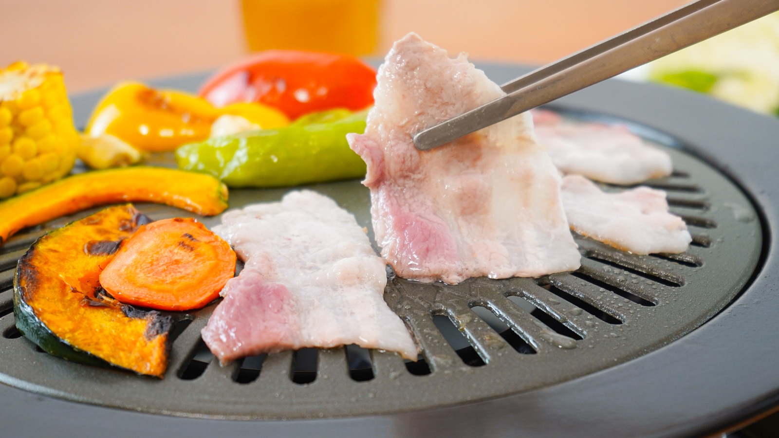 味覚探訪 韓国編 丸型焼肉プレート33.5cm│RB-2870