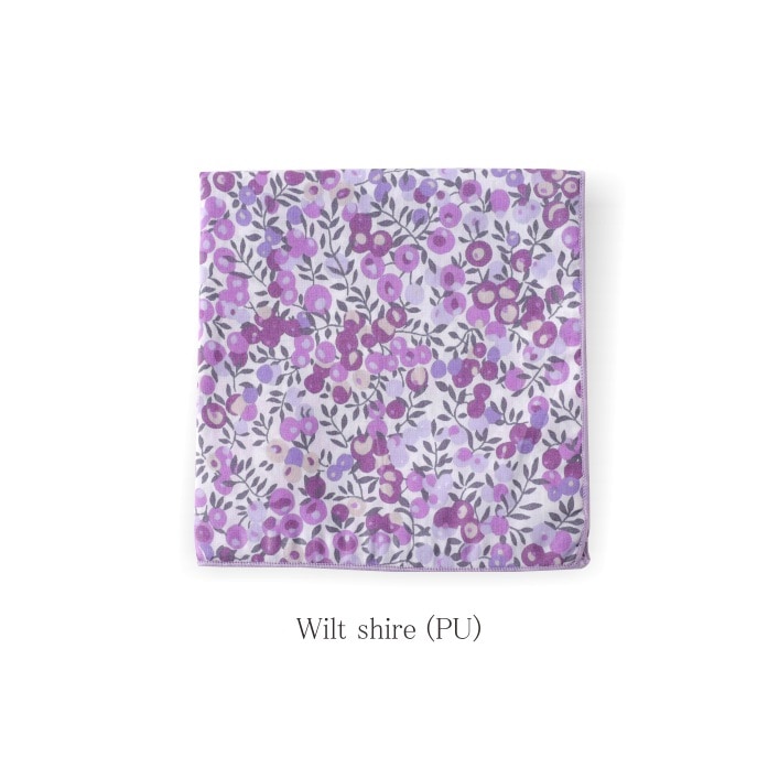 リバティプリントのハンカチ ハグオーワー/DDintex