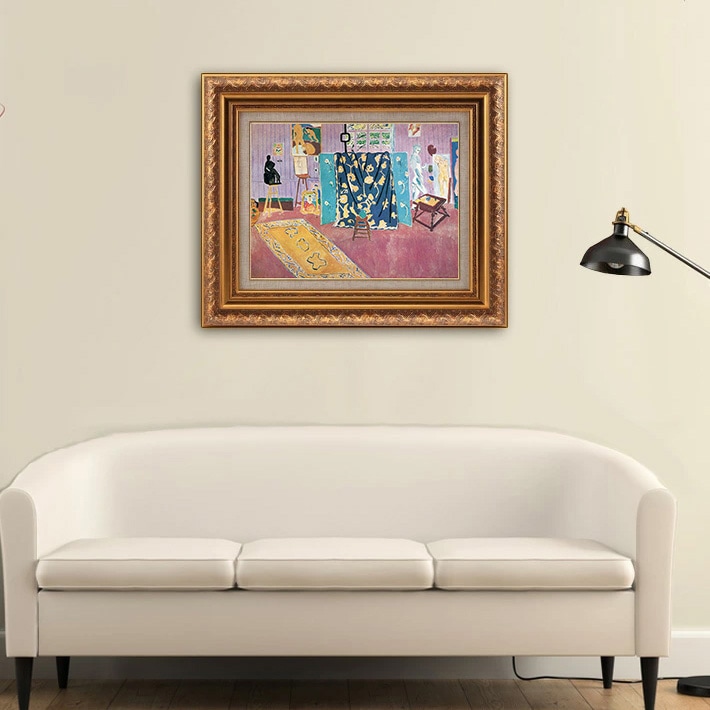 ピンクのスタジオ 【6号】 アンリ・マティス 【 額縁が選べる 額入り