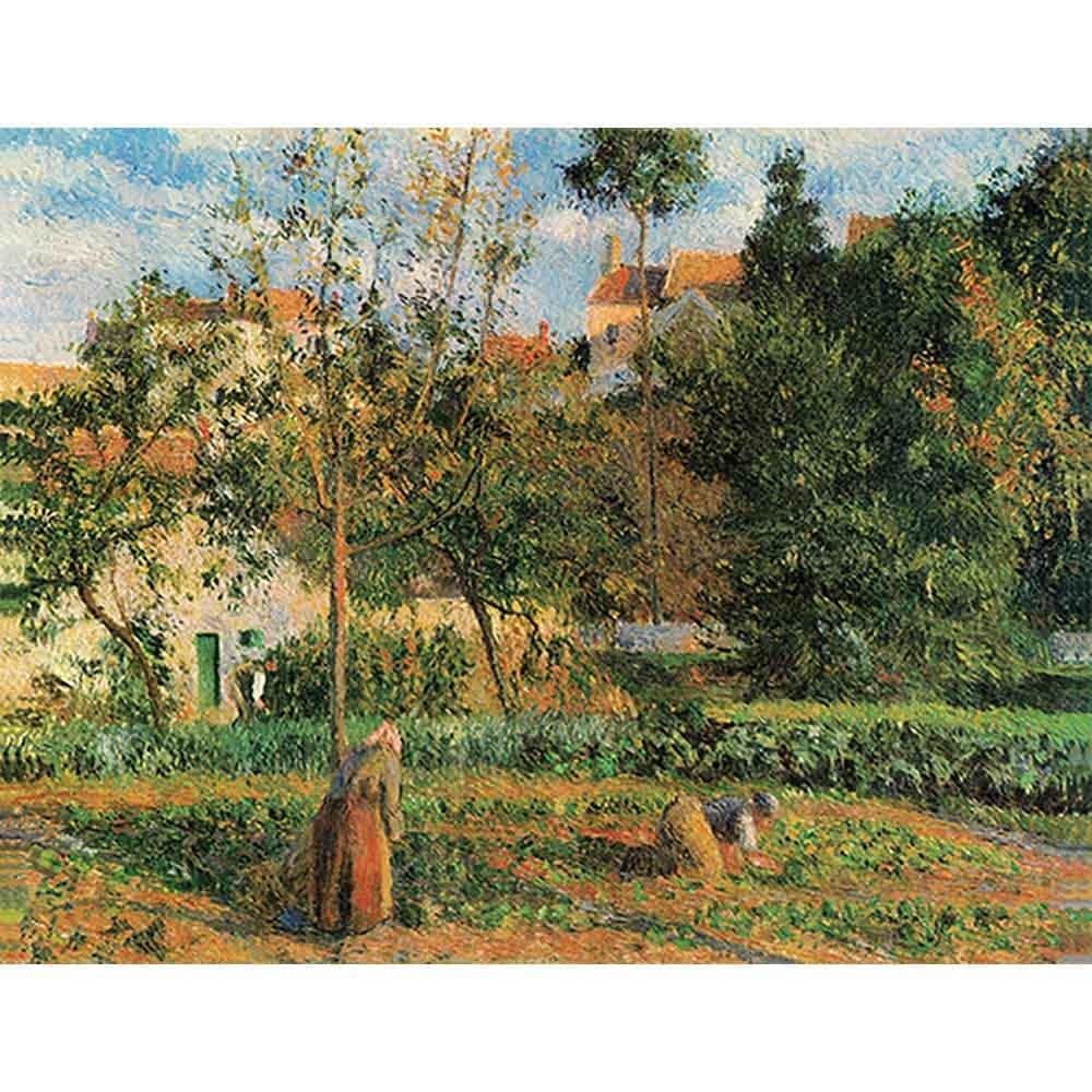 エルミタージュの菜園 【20号】 カミーユ・ピサロ 【 額縁が選べる 額