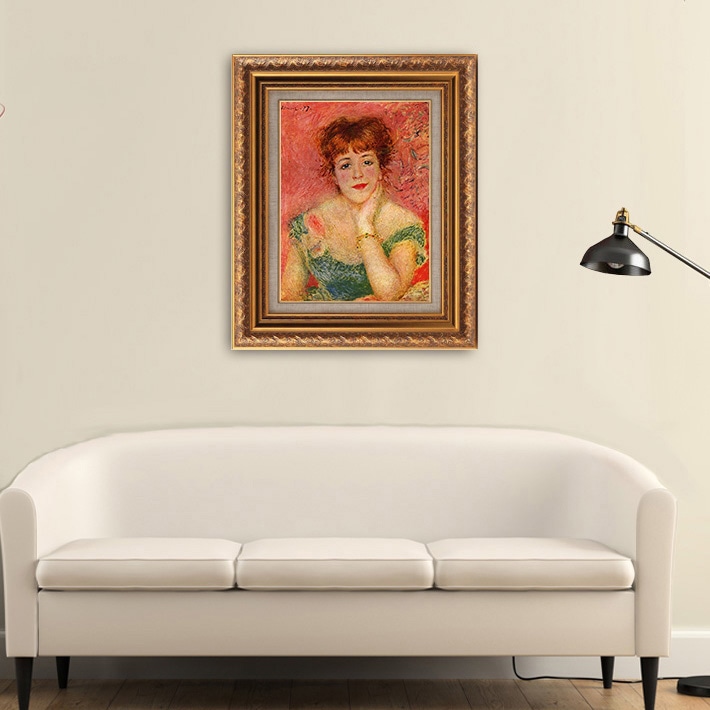 ジャンヌ・サマリーの肖像 【6号】 ピエール＝オーギュスト